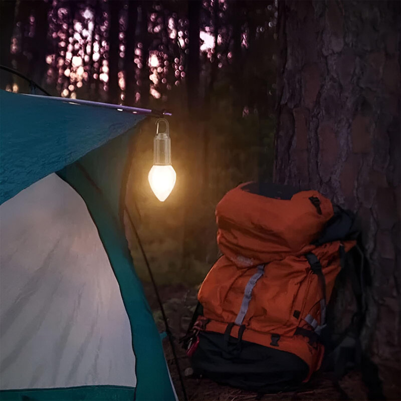 야외 캠핑용 걸이식 전구, 캠핑 텐트 램프, 야간 낚시용 야외 램프