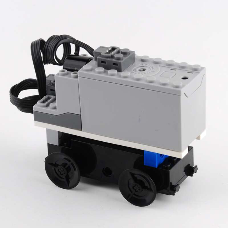 Lotech-moc Toyモーターセット,レンガキット,単四電池ボックス,速度制御,ビルディングブロック,88002 88000,電源機能