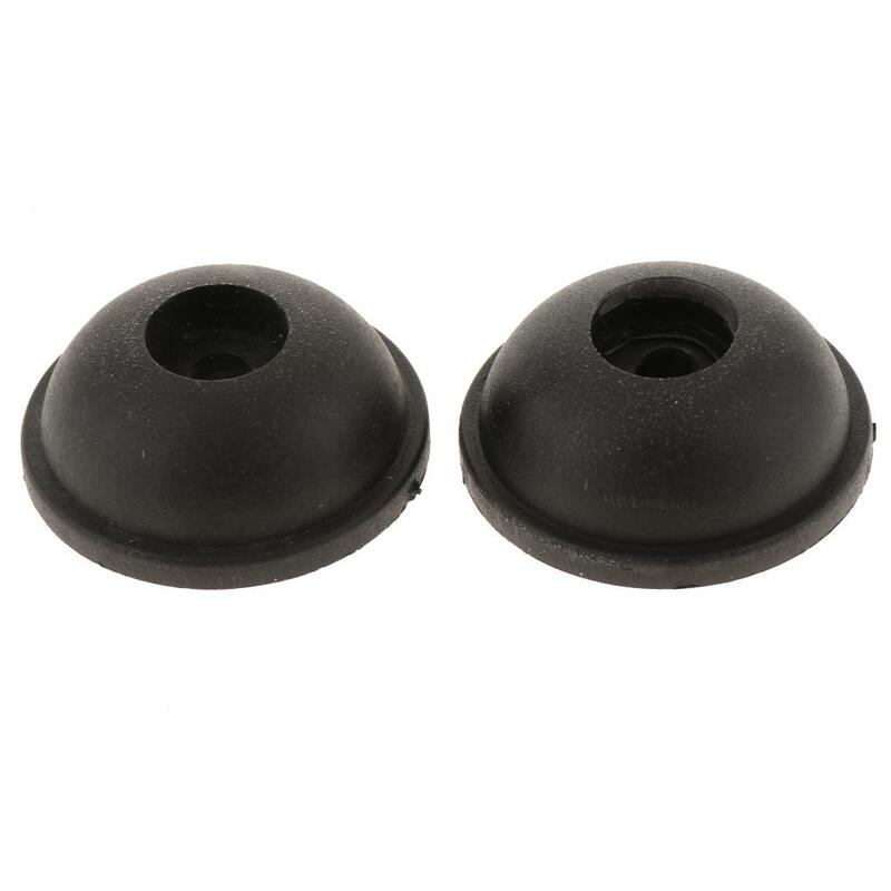 2 Pieces Replacement Part Luggage Stud  Pad Black for Cases