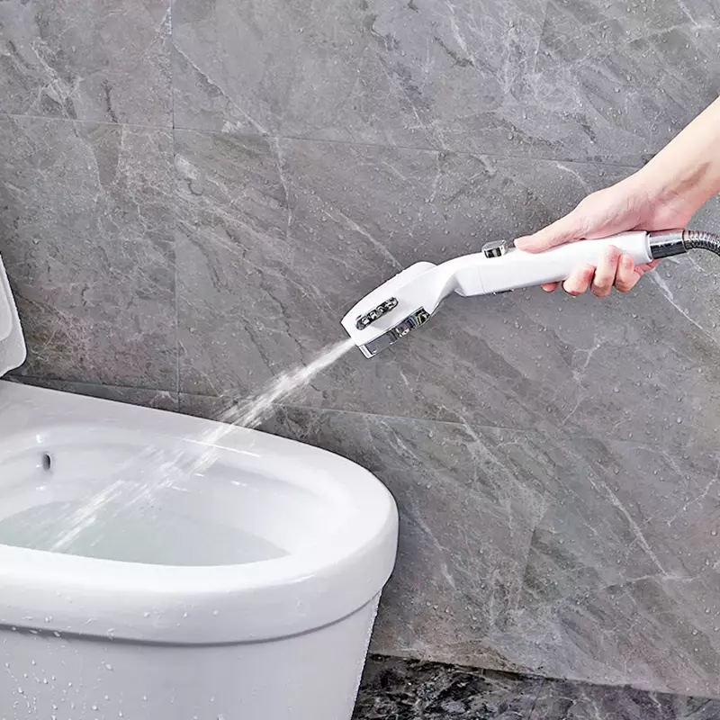 Soffione doccia ad alta pressione a 4 modalità con interruttore On Off pulsante spruzzatore filtro per ugello doccia regolabile a risparmio idrico per bagno