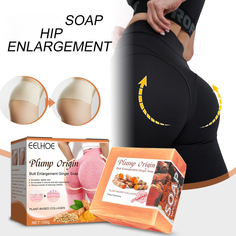 Jabón para agrandar glúteos y levantamiento de cadera, limpieza reafirmante, adelgazante, crecimiento de cadera, estiramiento, moldeador, cuidado corporal Sexy para mujeres