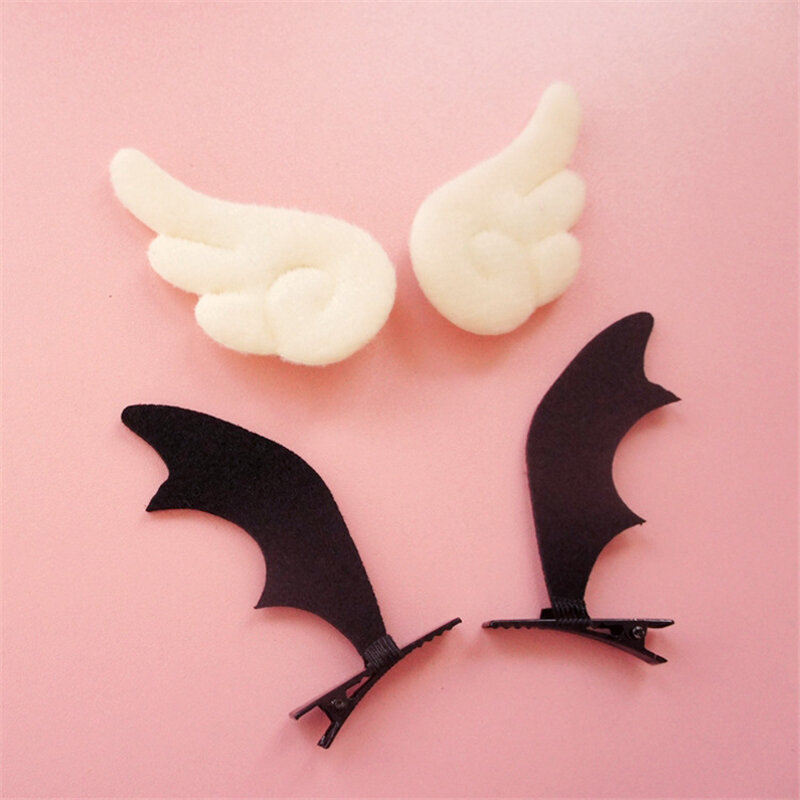 Diadema de diablo Kawaii, horquilla de Ángel, accesorios de Cosplay, aros para el cabello, accesorios góticos de lolita