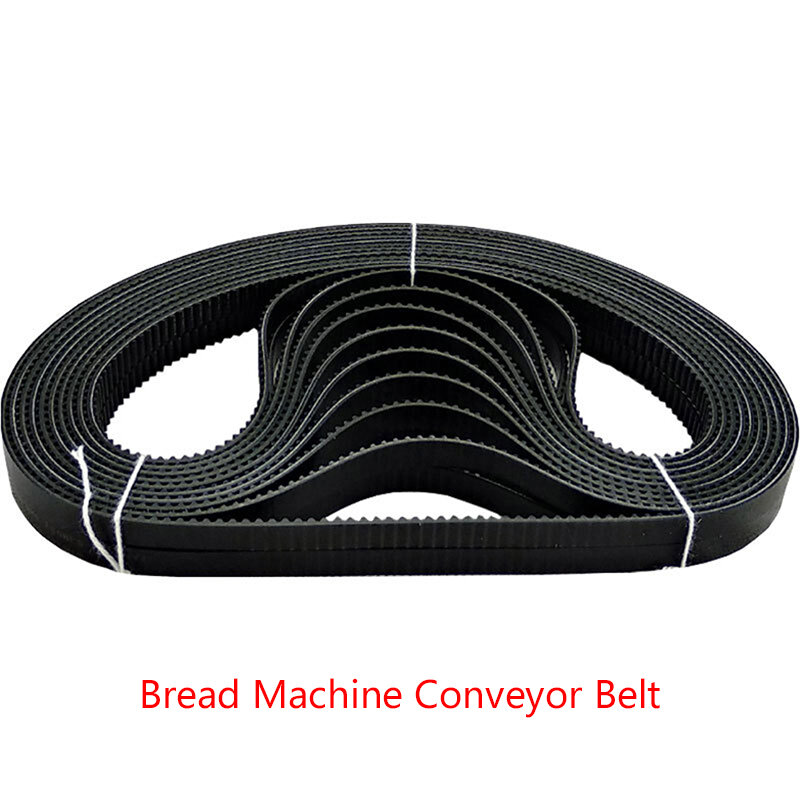 ماكينة الخبز المنزلية العالمية أحزمة الخبز صنع جزء اكسسوارات الحزام الناقل 420-612 مللي متر ماكينة الخبز حزام