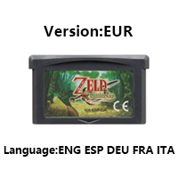 Игровой Картридж для видеоигр GBA серии zZelda 32 бит картридж консоль карта Minish Cap Четыре меча Пробуждение DX для GBA/NDS
