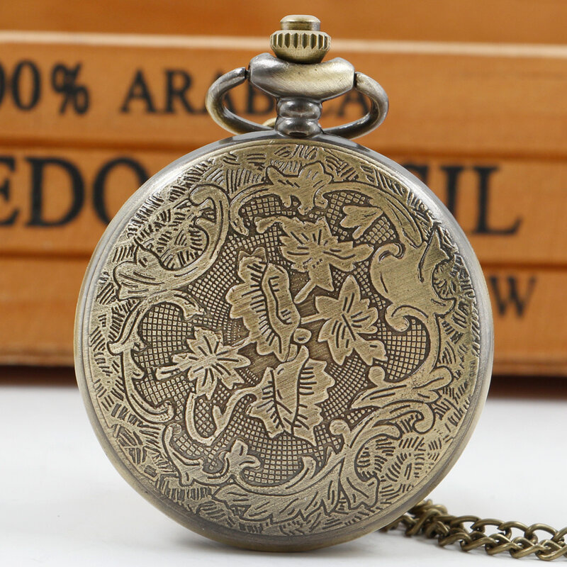 Montres de poche à quartz à breloque vintage, horloge Fob personnalisée, montre de poche numérique unisexe, haute qualité