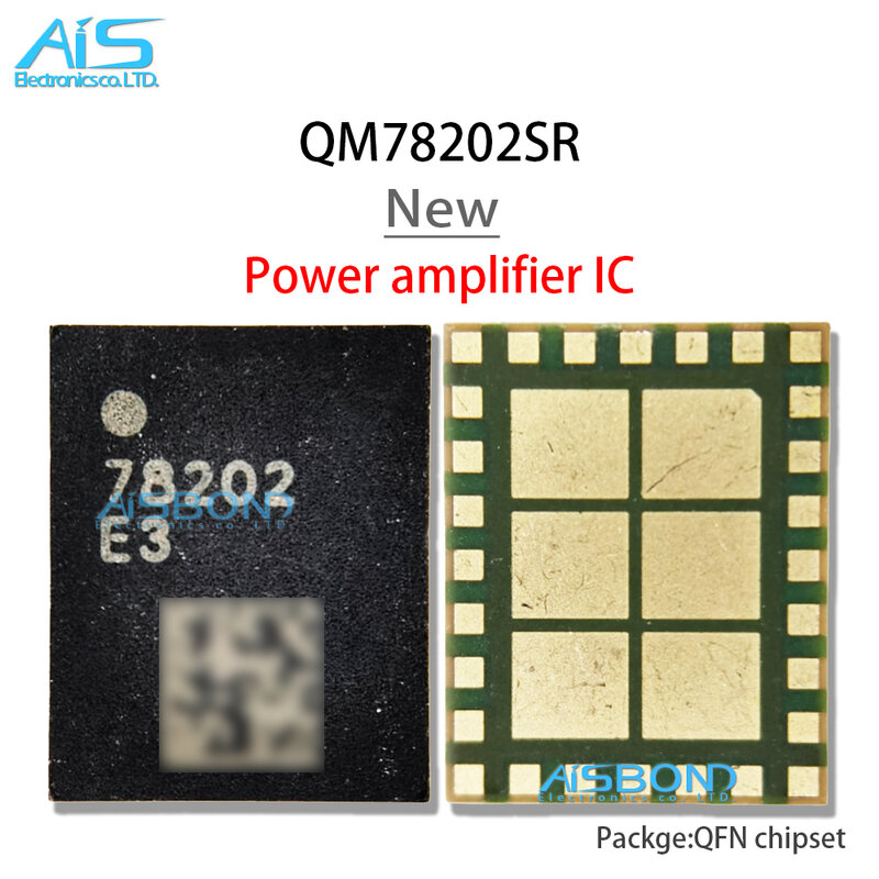 信号増幅器モジュールQm78202sr qm78202tr13 qm78202 78202 pa ic,新品,バッチあたり2個