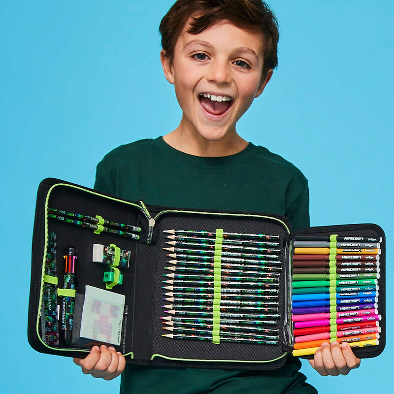 Tas sekolah asli Australia Smiggle, kantung pena alat tulis anak-anak, tas makan siang hadiah siswa