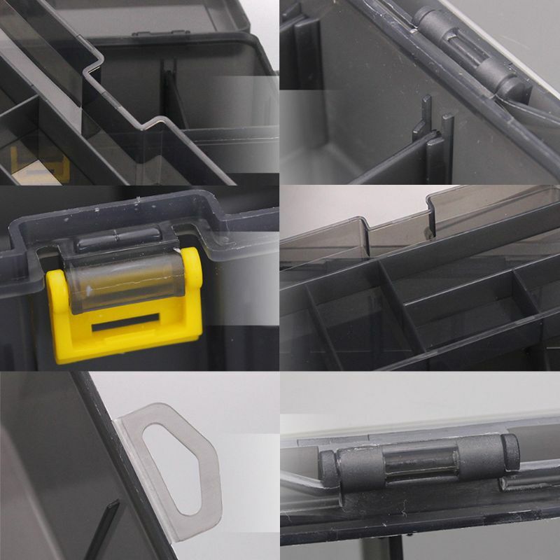 Tweelaags plastic opbergdoos voor koffer Gemaakt PP-materiaal Multifunctionele opbergdoos Org