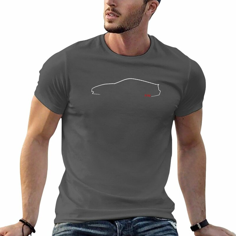 Men's Silhouette T-shirt, Blusa, Nova Edição, Big and Tall, Z32, Novo