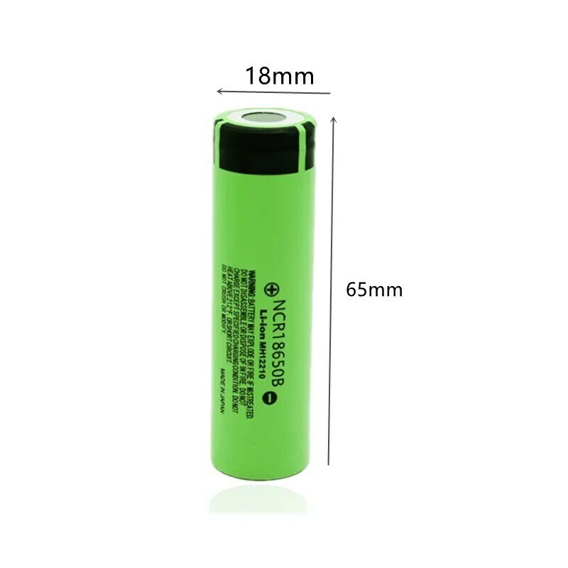 Batería recargable de iones de litio NCR 18650B, 3400mAh, 18650, para Panasonic 3,7 V, herramienta de batería + cargador inteligente USB Quad, 1-10 Uds.