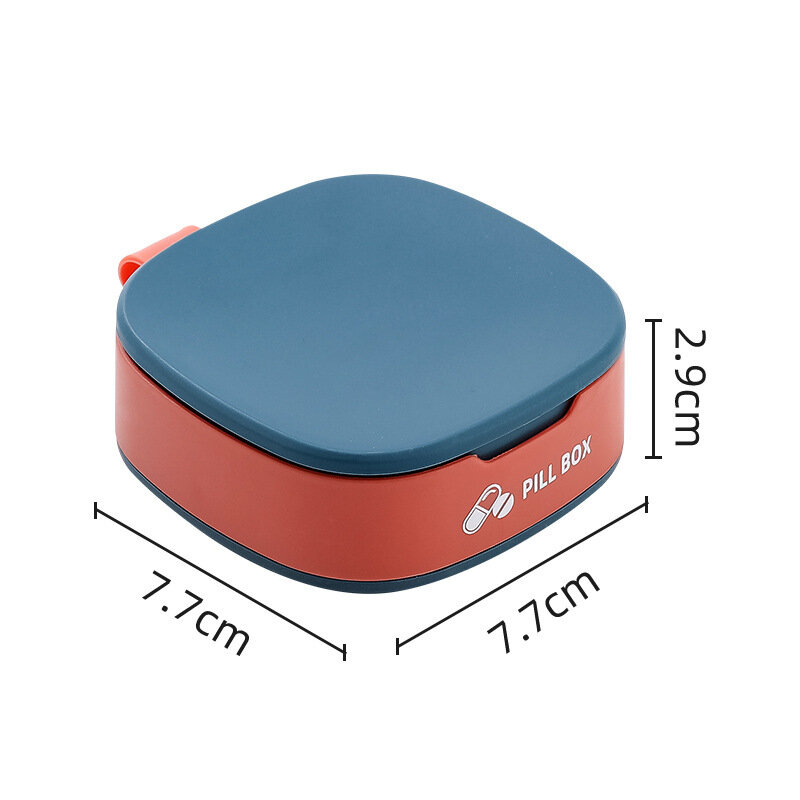 Przenośny PP Mini pojemnik dozujący schowek medycyna Pill Box dozownik medyczny Organizer Tablet Box akcesoria podróżne