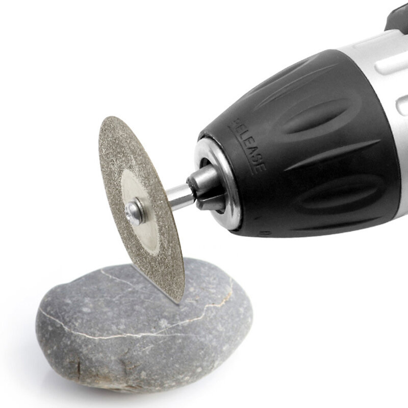 40/50/60mm Diamond Grinding Wheel Metal Cutting Disc Slice Abrasive Diamond Cutting For Dremel Rotary Tool With 1 Arbor Shaft