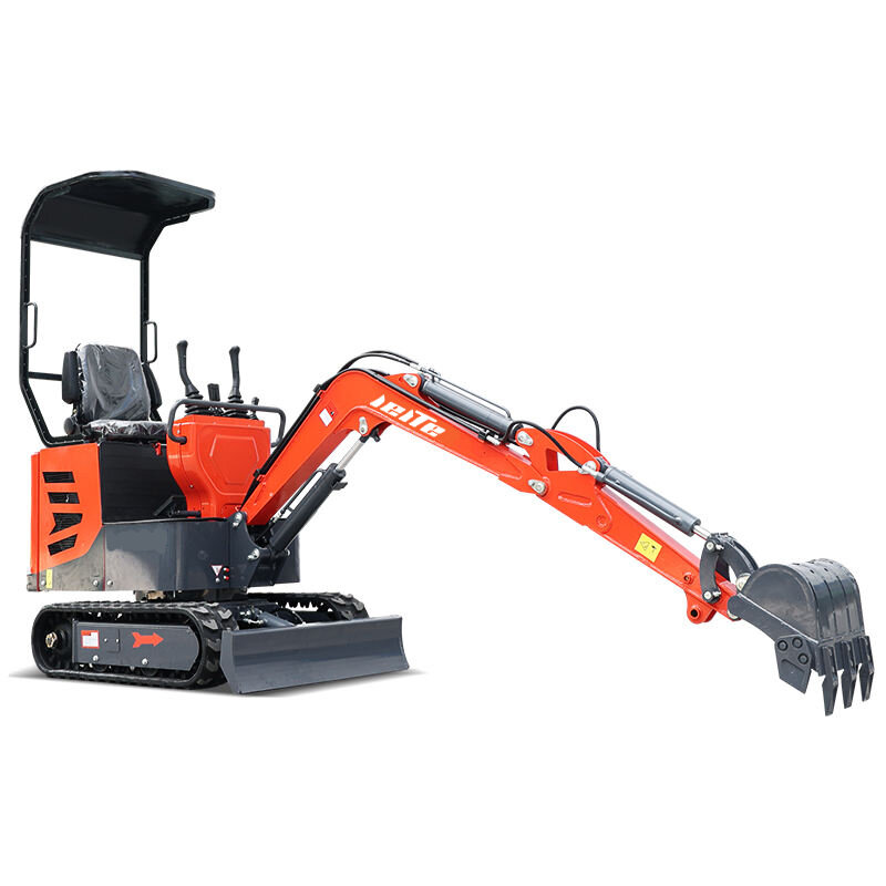 LEITE10 model mini Excavator Garden use Small Bagger 1 ton Digger with Thumb clip CE EPA EUROV certificated engine Customized