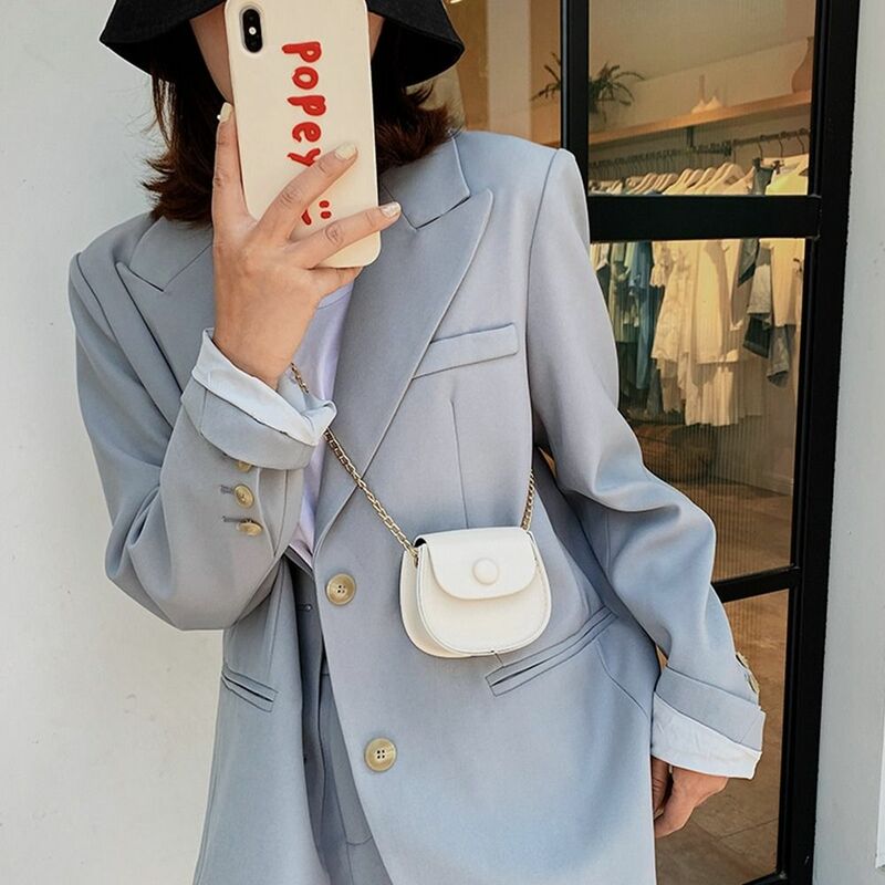 Кошелек с держателем для карт, сумка-мессенджер из искусственной кожи, маленькая сумочка, миниатюрная сумка-седло, женская сумка на плечо, сумка через плечо с цепочкой