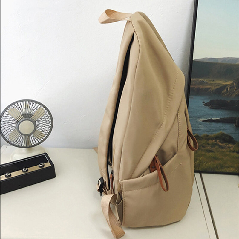Высококачественная однотонная вместительная сумка для компьютера для мужчин и женщин, студентов колледжа, рюкзак для отдыха на открытом воздухе и путешествий