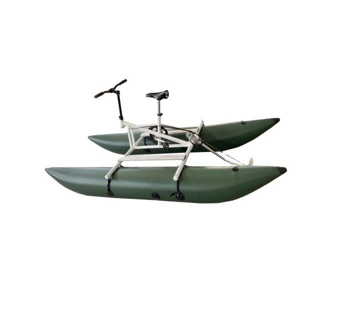 Personalizado PVC inflável flutuante água bicicleta pedal, bicicleta ciclo pedal, barco para venda, alta qualidade, mar, água bicicleta, lago