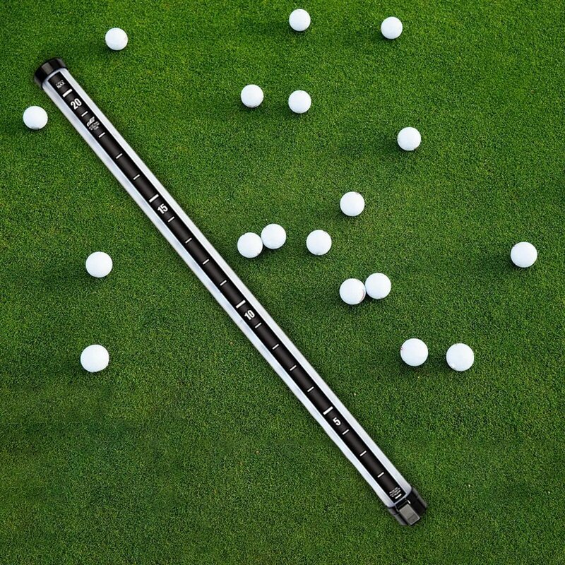 Golfball Retriever Golf Grabber Aluminium Golfball Shag Tube Geschenk für Männer Frauen Outdoor tragbare hält 21 Bälle