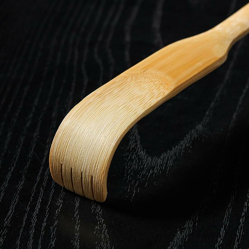 42cm de madeira longo coceira massagem rolo corpo vara rolo volta scratcher bambu massageador volta scratcher