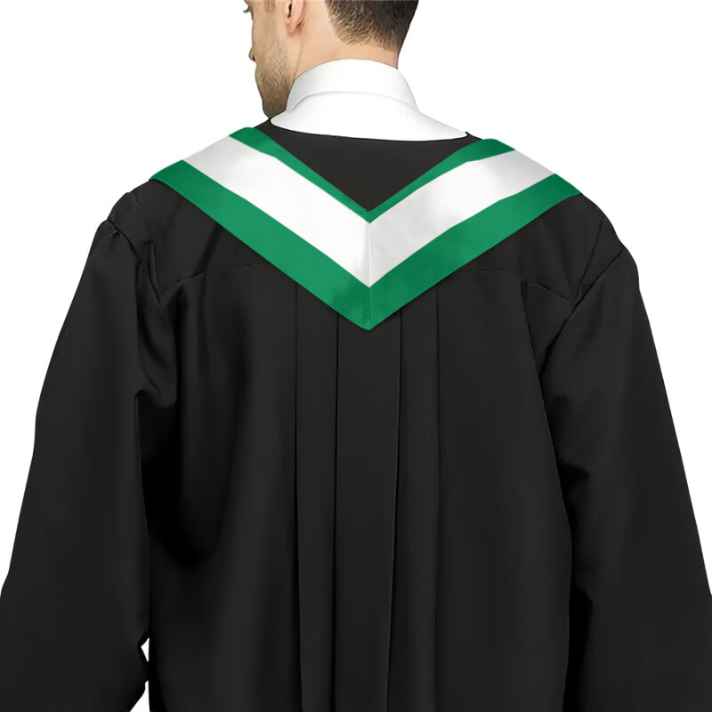 More design-chal de graduación con emblema de Nigeria y bandera de Estados Unidos, faja de estola, Honor, estudiar a bordo, Estudiantes Internacionales