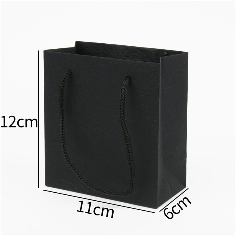 Black Kraft Paper Jewelry Case Bracelet Necklace Ring Earring Boxes Wedding Gifts Packaging Case Container Organizer Accessories