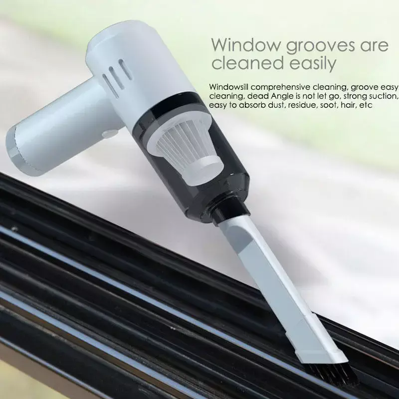 車と家庭用USB充電高出力強力吸引ポータブルハンドヘルド小型ワイヤレス車掃除機