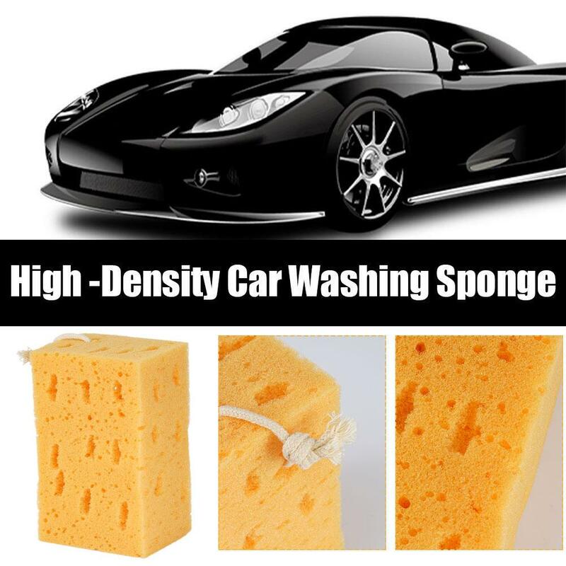 Bloque de esponja de limpieza de coche, herramienta de limpieza de coche, accesorio de lavado, tipo panal grande, C2Q1