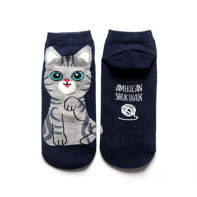 Носки с мультяшным рисунком 1-15 шт., удобные модные носки, носки до щиколотки для взрослых для повседневной носки, милые носки