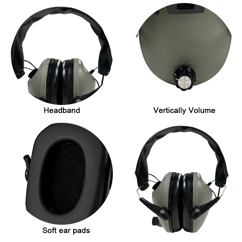 Elektronische geräusch unterdrückende Ohren schützer Active Pickup elektronische Geräusch unterdrückung taktische Ohren schützer Schallschutz kopfhörer
