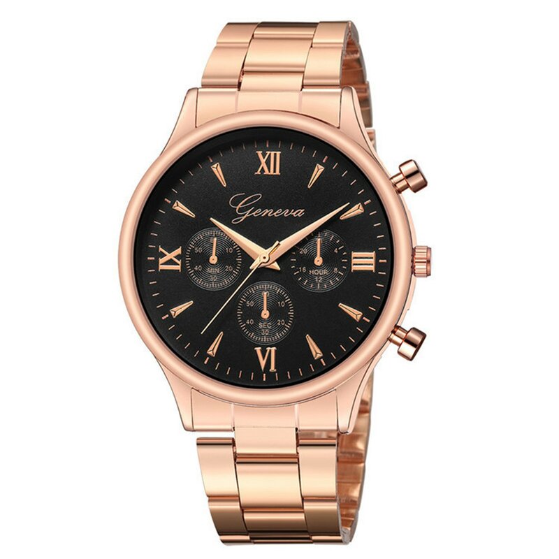Luxus Uhr Mode Edelstahl Uhr Für männer Quarz Analog Armbanduhr Kvartsur til kvinder Relógio de Quartzo Feminino