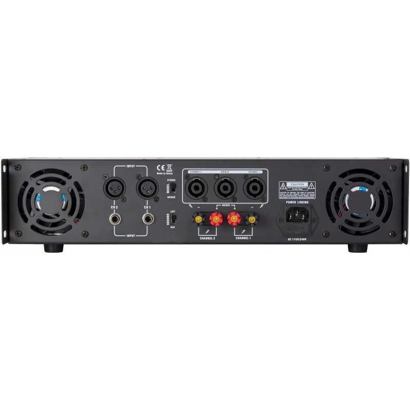 Gemini Sound XGA-5000 Amplifier daya, Amplifier DJ kelas AB 2X 550W untuk suara siaran langsung, desain dudukan rak, Per