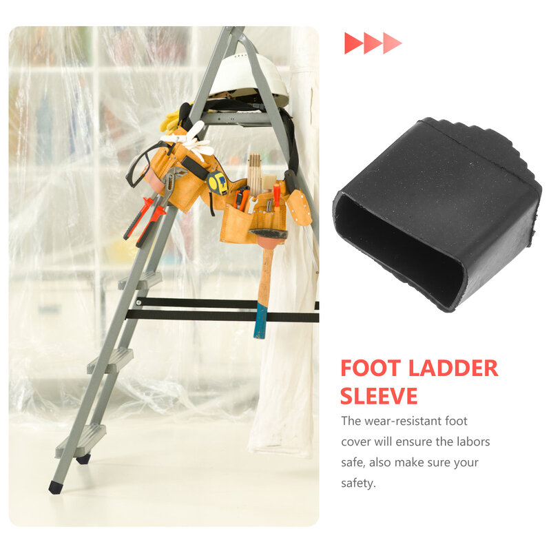 Folding Telescoping Legs para Home Foot, Anti Slip Rubber Pads, Escadas para casas, 2pcs