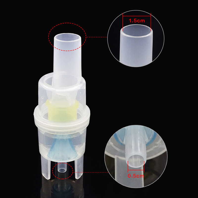 6ml/10ml 50 pçs nebulizador copo asma inalador umidificador acessórios para compressor inalador medicação kit vapor dispositivo casa