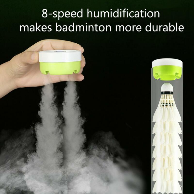 Umidificatore volano Badminton Ball Steamer ricaricabile portatile Badminton Ball Feather umidificatore umidificatore a nebbia d'acqua