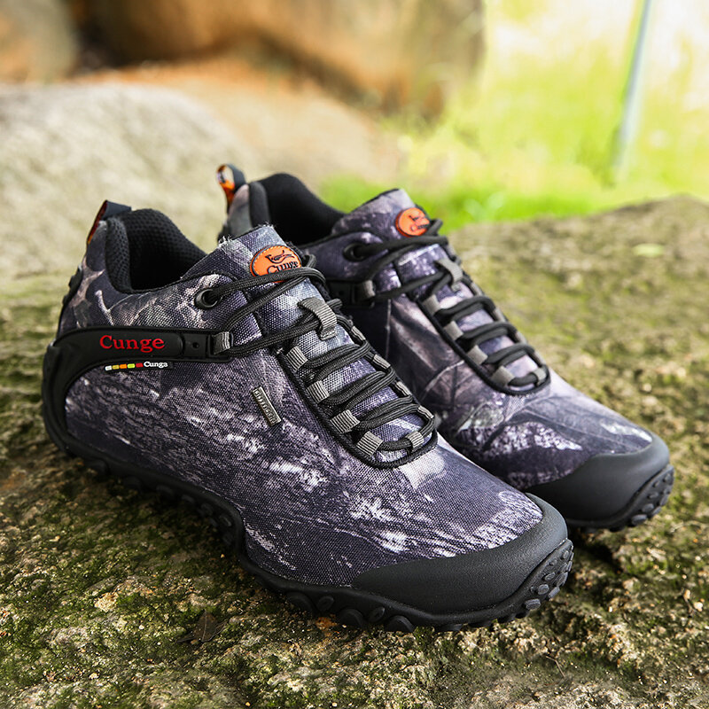 Men's Breathable Lightweight Comfortable Work Shoes Non Slip Sneakers for Outdoor Trailing Trekking Walking