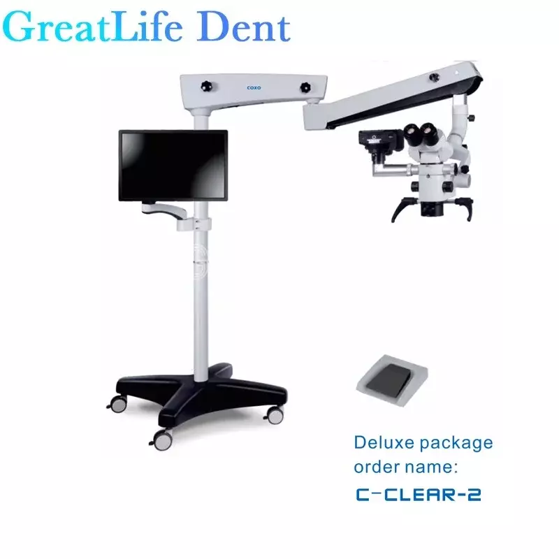 GreatLife Dent C-CLEAR-1 Deluxe Package Coxo Dental Operation Microscope Dental Microscope Surgical Operating Microscope