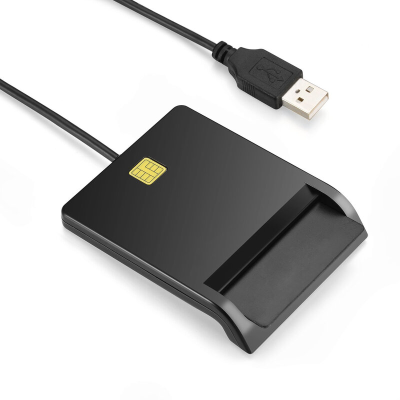 Zoweetek 12026-1 USB ID czytnik kart inteligentnych PC/SC USB-CCID EMV ISO7816 dla DNIE DNI ID Chip karta inteligentna