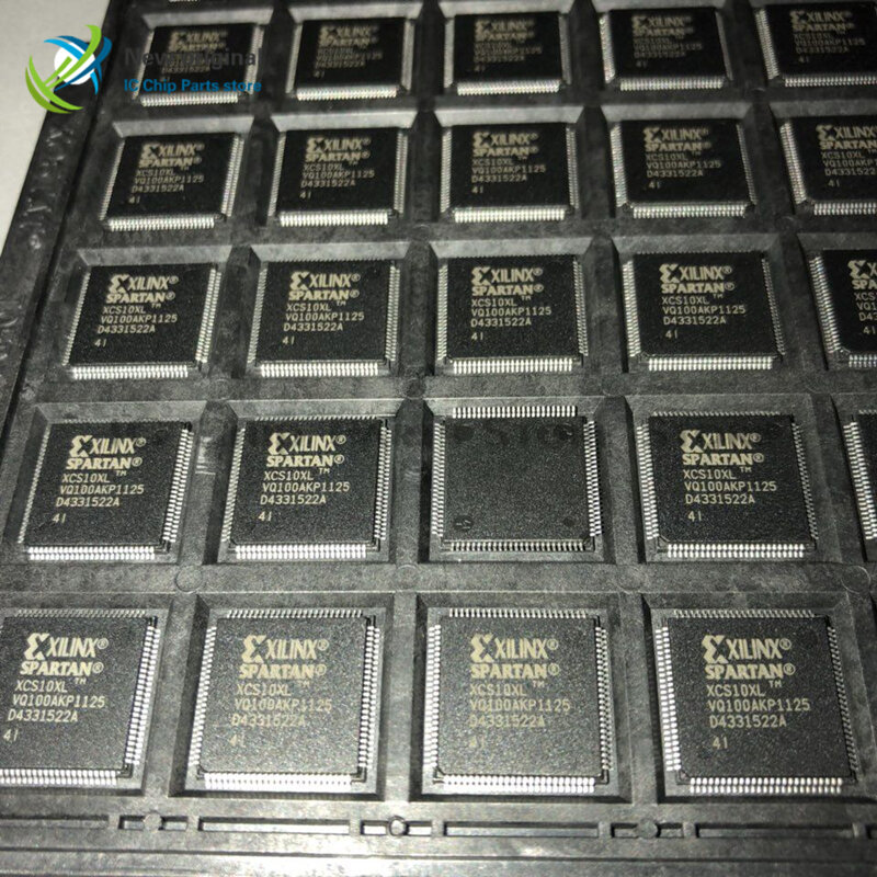 XCS10XL-4VQ100I FPGA spartan-xl, familia de puertas 10K, 466 celdas, 217mHz, 3,3 V, 100 Pines, Chip IC Original VTQFP, 5 unids/lote, TQFP-100
