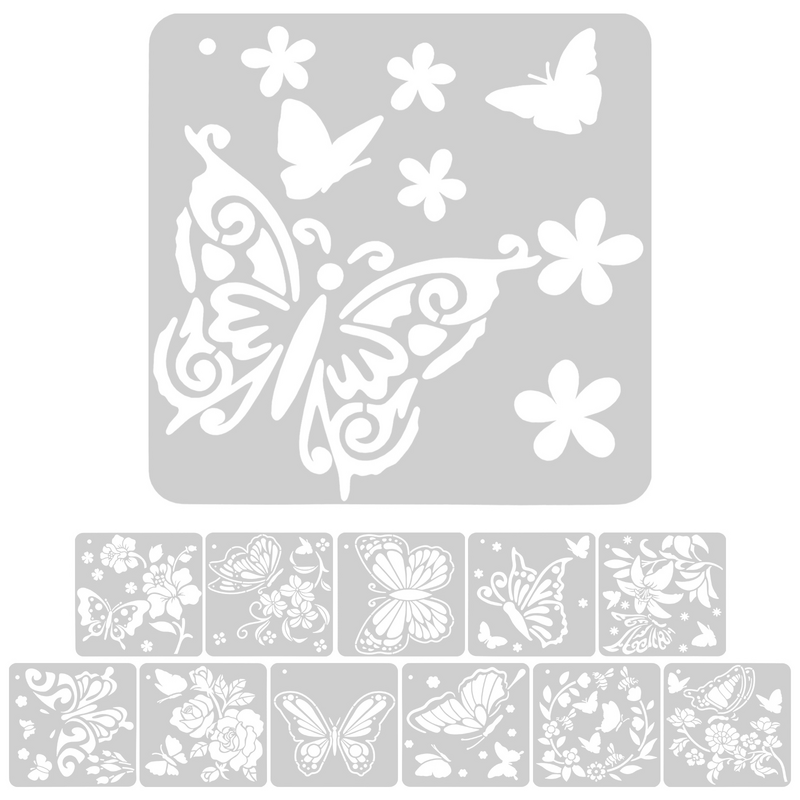 Wall Canvas Butterfly Painting Stencil Craft Stencil Home Decors Coloring Embossing Album