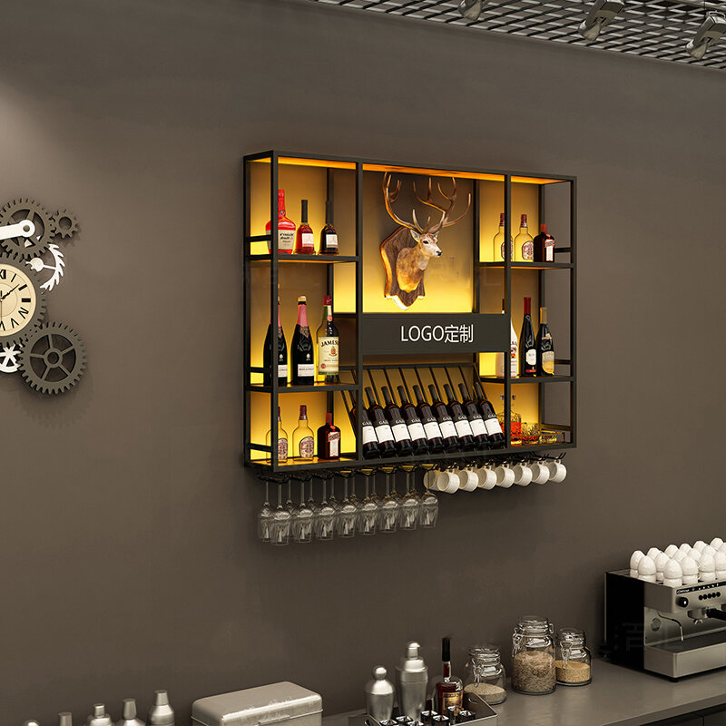 Whisky Display Bar per Salon Luxe scaffali Coffe Organizer Farmhouse Cabinet portabottiglie per vino angolo aceto Szafka liquore Mini