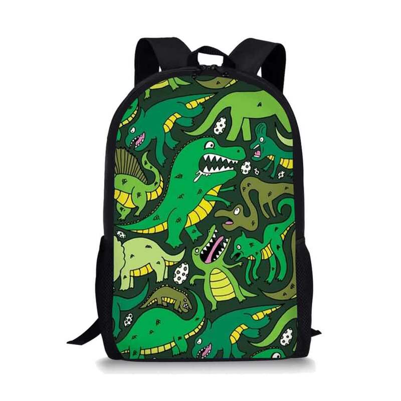 Детский рюкзак с мультипликационным принтом динозавра, модный школьный ранец для мальчиков и девочек-подростков, многофункциональная сумка для книг