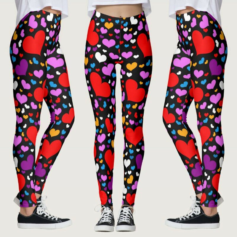 Pantalon de yoga ALTERYoga imprimé Lovesy pour femme, leggings rayés de course Leon, leggings à jambes larges pour femme, jour
