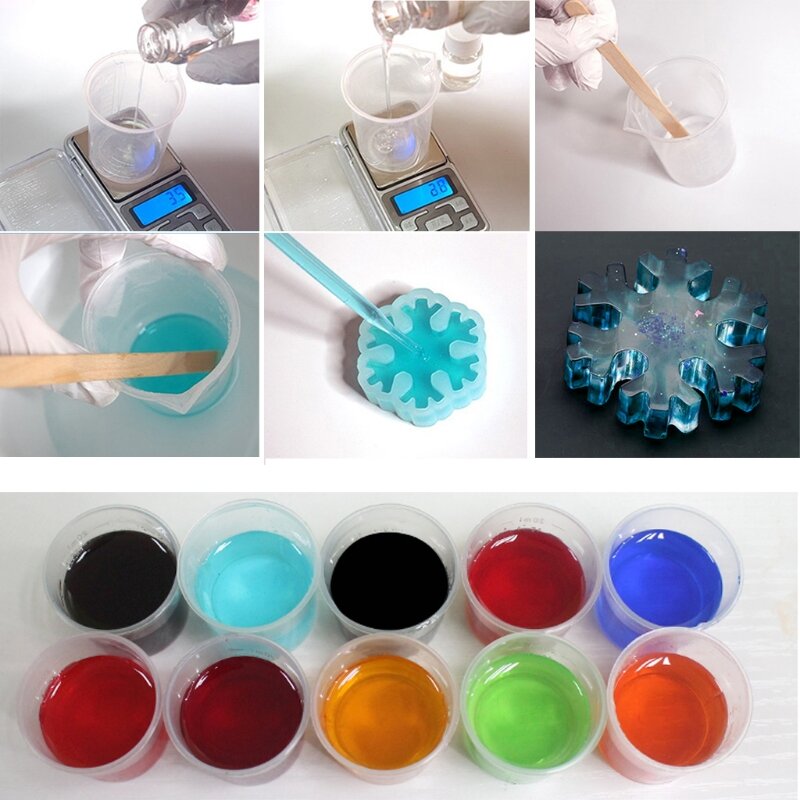 Resina uv ultravioleta cura resina pigmento líquido tintura artesanal arte artesanato 15 cor