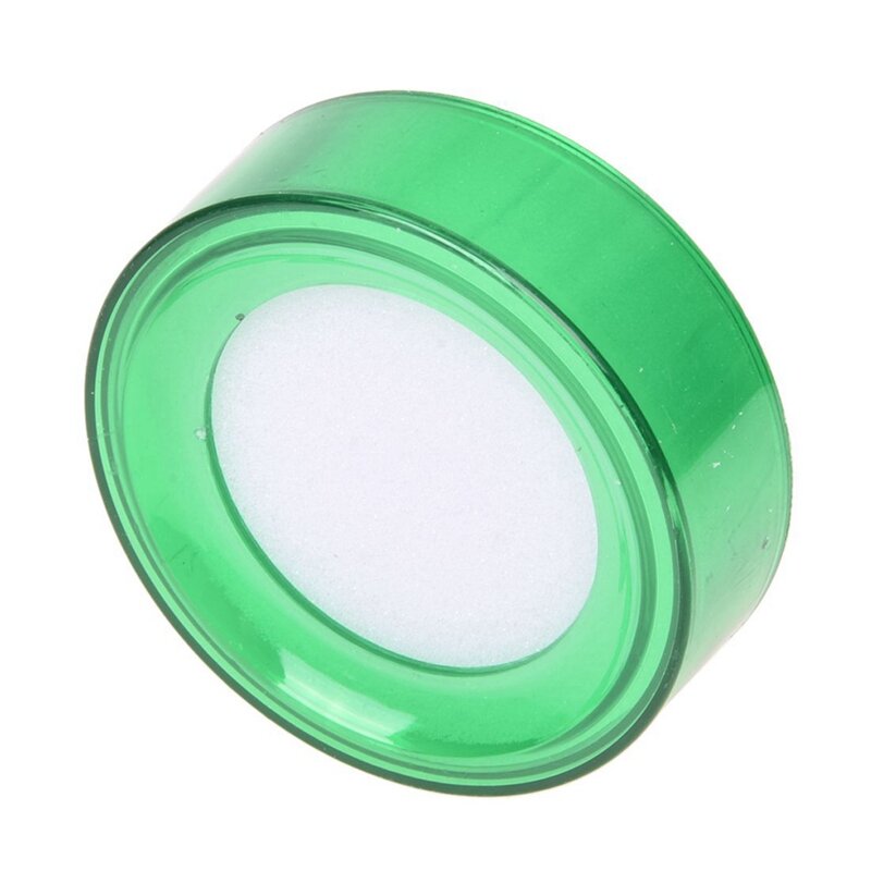 Esponja de plástico verde para dedo, 7Cm de diámetro, 4 piezas, nuevo