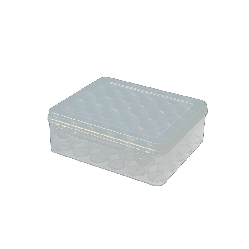 Amazon vendita calda 30 griglia trasparente iniezione bottiglia vuota Set scatola di immagazzinaggio pittura diamante paillettes piccola scatola di perline