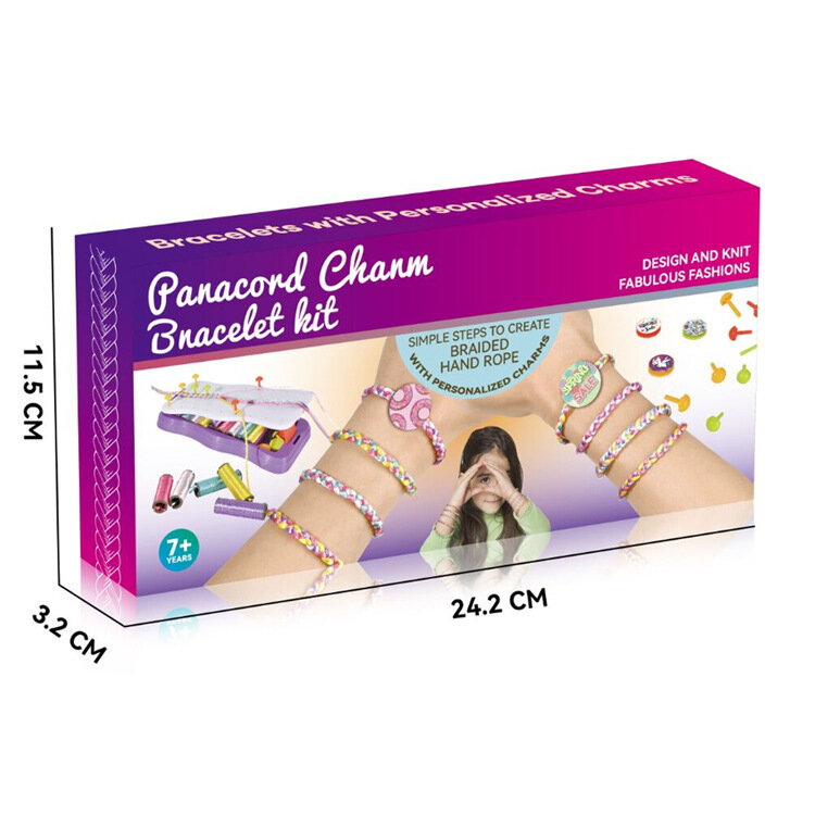 女の子のための友情のブレスレット製作キット,クラフトギフト,6〜12歳の誕生日プレゼントのアイデア