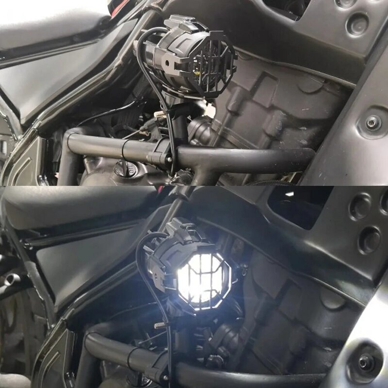 Lámpara brillante mejorada para motocicleta, luces auxiliares antiniebla, 40W, 6000K, para BMW R1200GS, F800GS, F700GS, F650, K1600