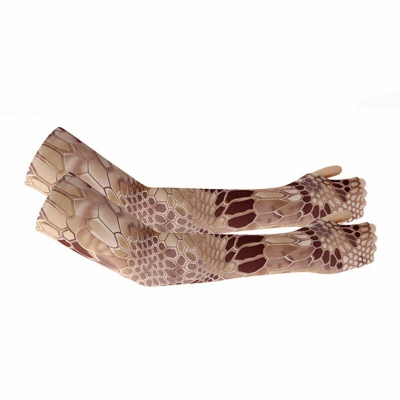Maniche lunghe protettive UV basket guida maniche mimetiche maniche rinfrescanti maniche in seta di ghiaccio maniche di protezione solare