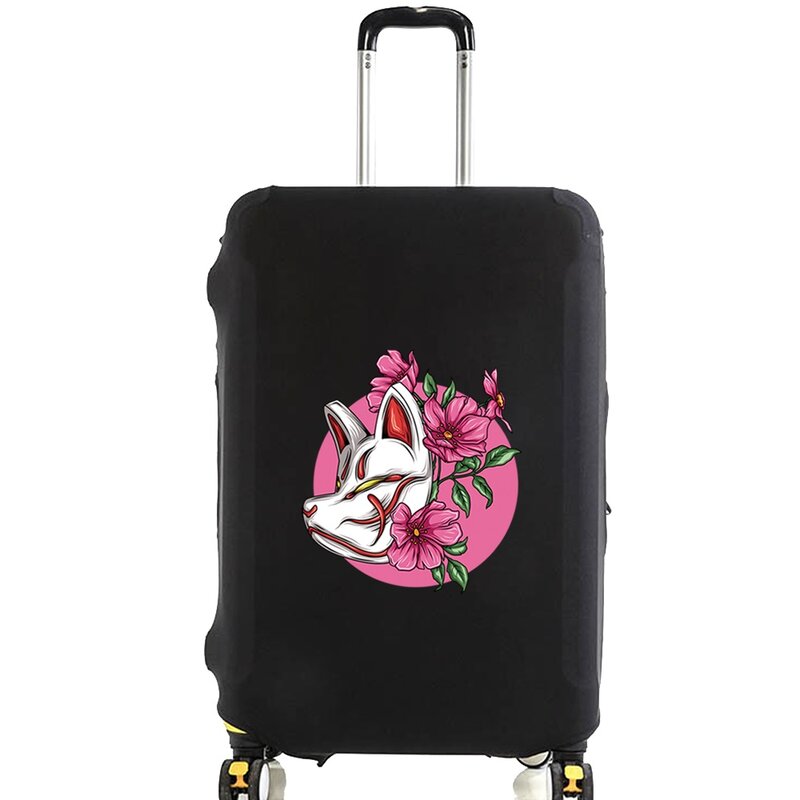 2022 Luggage Case Suitcase Protective Cover Mask Pattern Travel Accessories Elastic Luggage Dust Cover Apply To 18-32 Suitcase