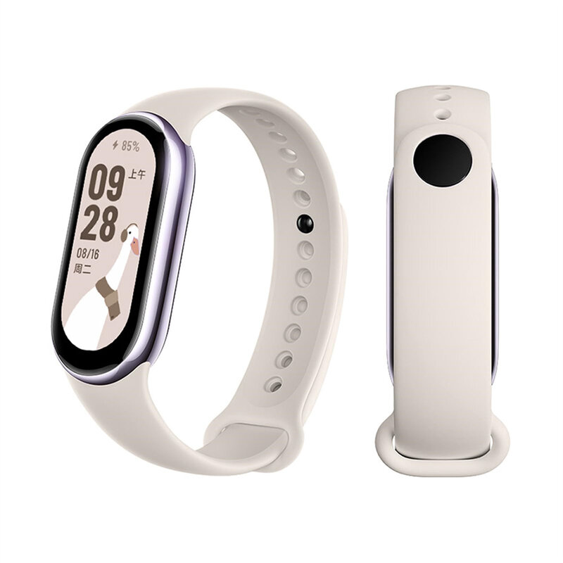 Bracelet de montre en silicone pour Xiaomi Mi band 8-8, remplacement NDavid mield8, ceinture de sport, bracelet intelligent, accessoires de sangle étanches