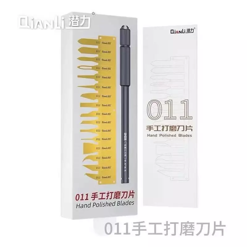Qianli-011 Faca Removedor de Cola Ultra Fina, BGA, CPU, Limpeza, Raspagem Pry, Placa-mãe, Ferramentas IC Remoção Chip